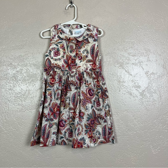 Edgehill‎ Collection Girl 4T  Floral Smocked Sleeveless Dress Spring Summer - Picture 2 of 8
